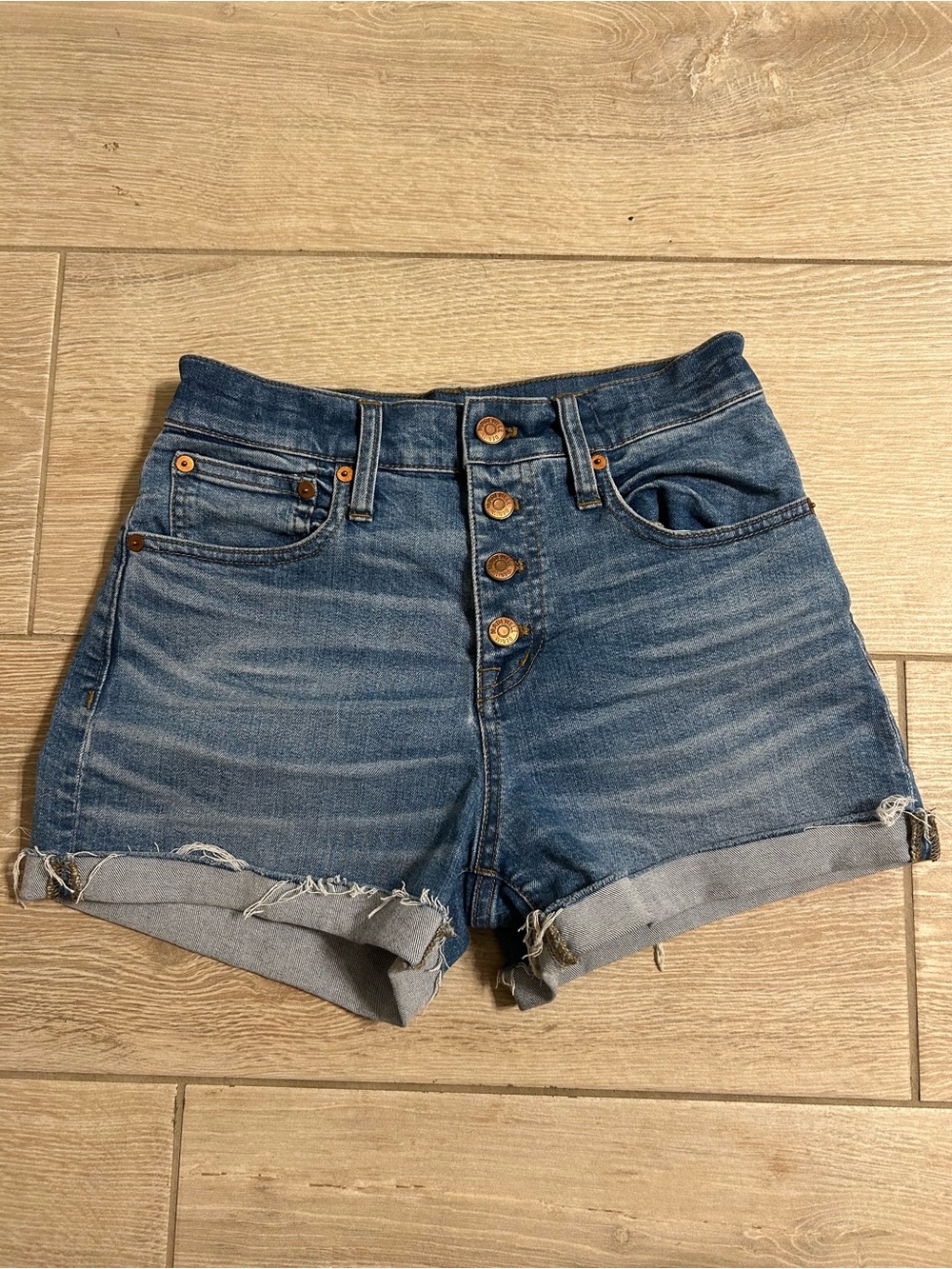 Madewell High Rise Denim Shorts